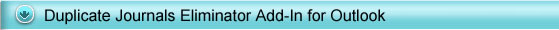 Easily eliminate duplicate journals with this Outlook add-in