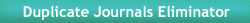 DuplicateJournalsEliminator