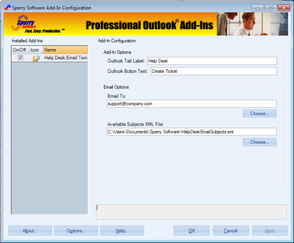 Image of Help Desk Email Templates for Outlook add-in
