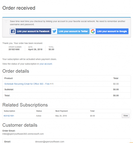 scheduling recurring emails in outlook