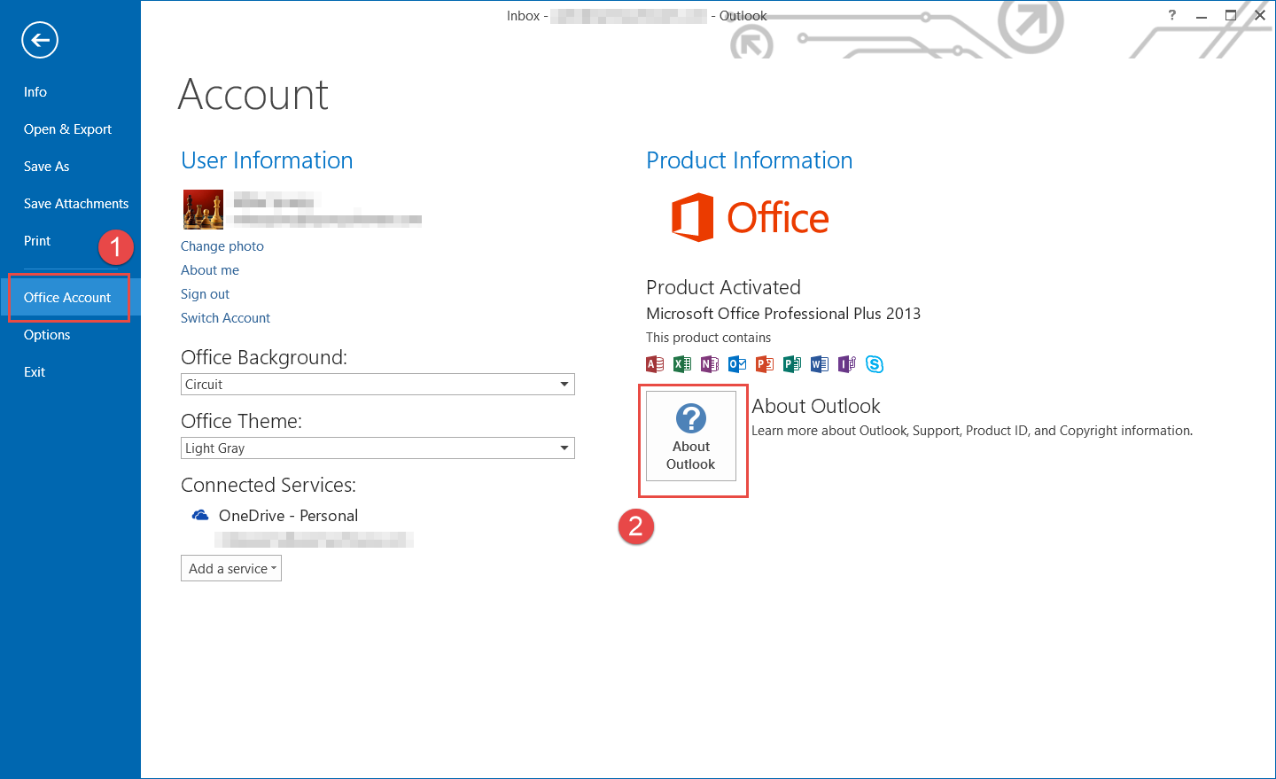 how to check outlook version 32-bit or 64-bit