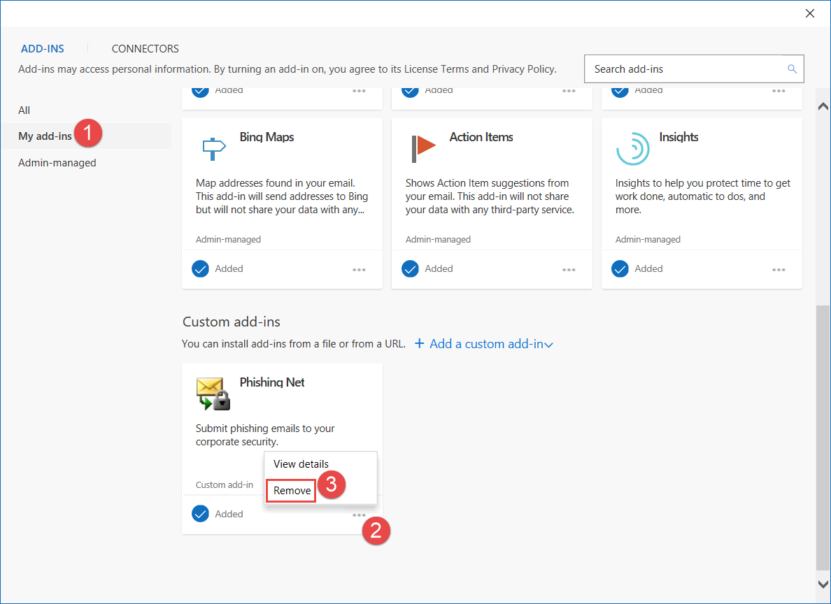 How to Remove Office 365 Apps Using Desktop Outlook