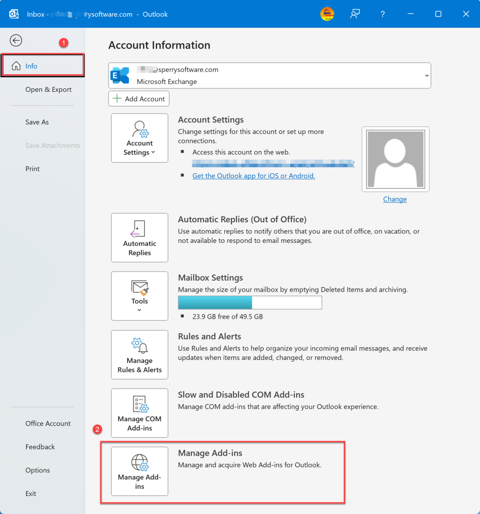 Manage add-ins in desktop Outlook