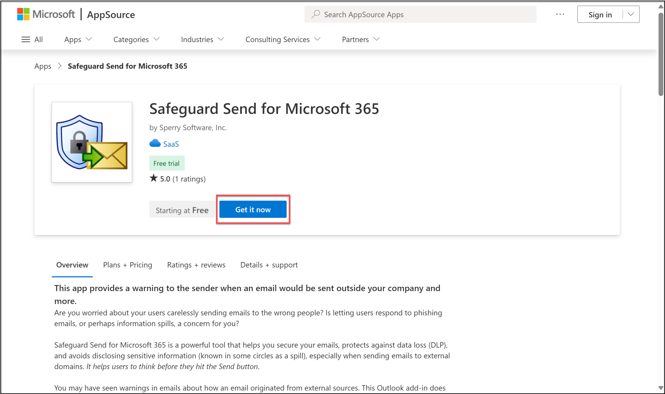 Installing (or removing) the Safeguard Send Add-In for Office 365