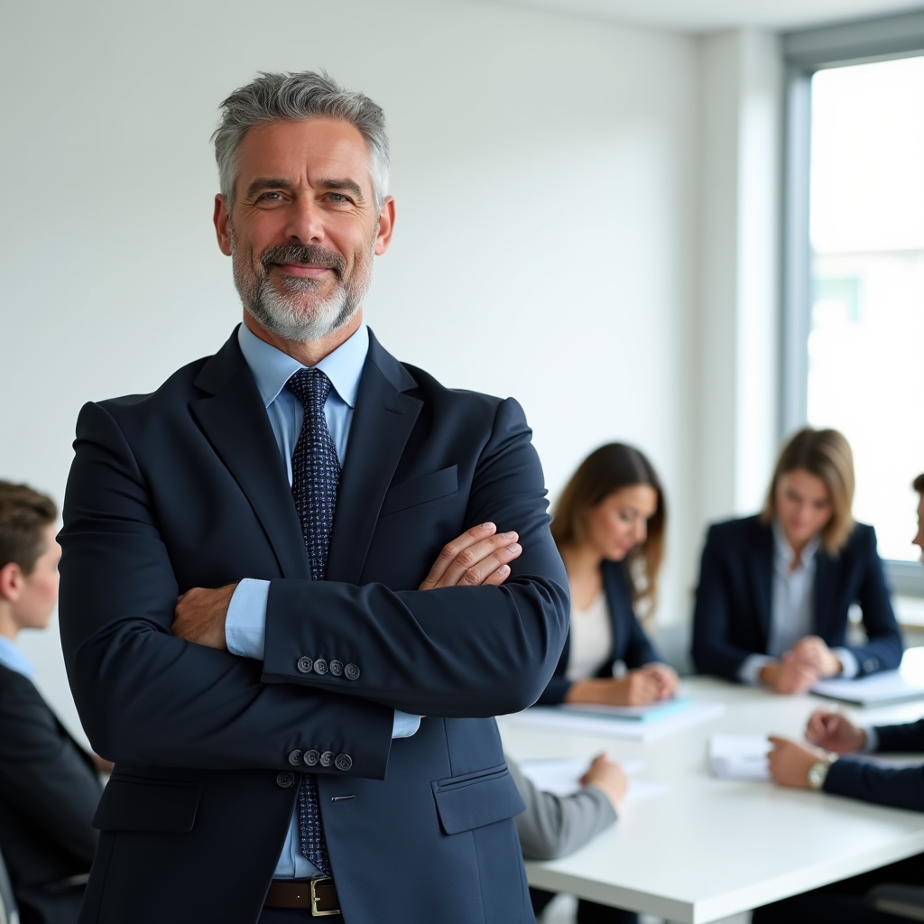 IT Manager purveying his domain, knowing that his emails are safer than ever before.