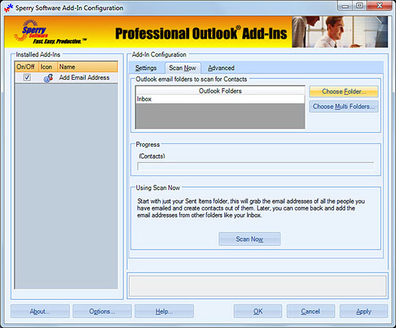 Add Email Address for Outlook